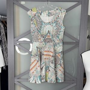 Chelsea & Violet Colorful Geometric Mini Dress